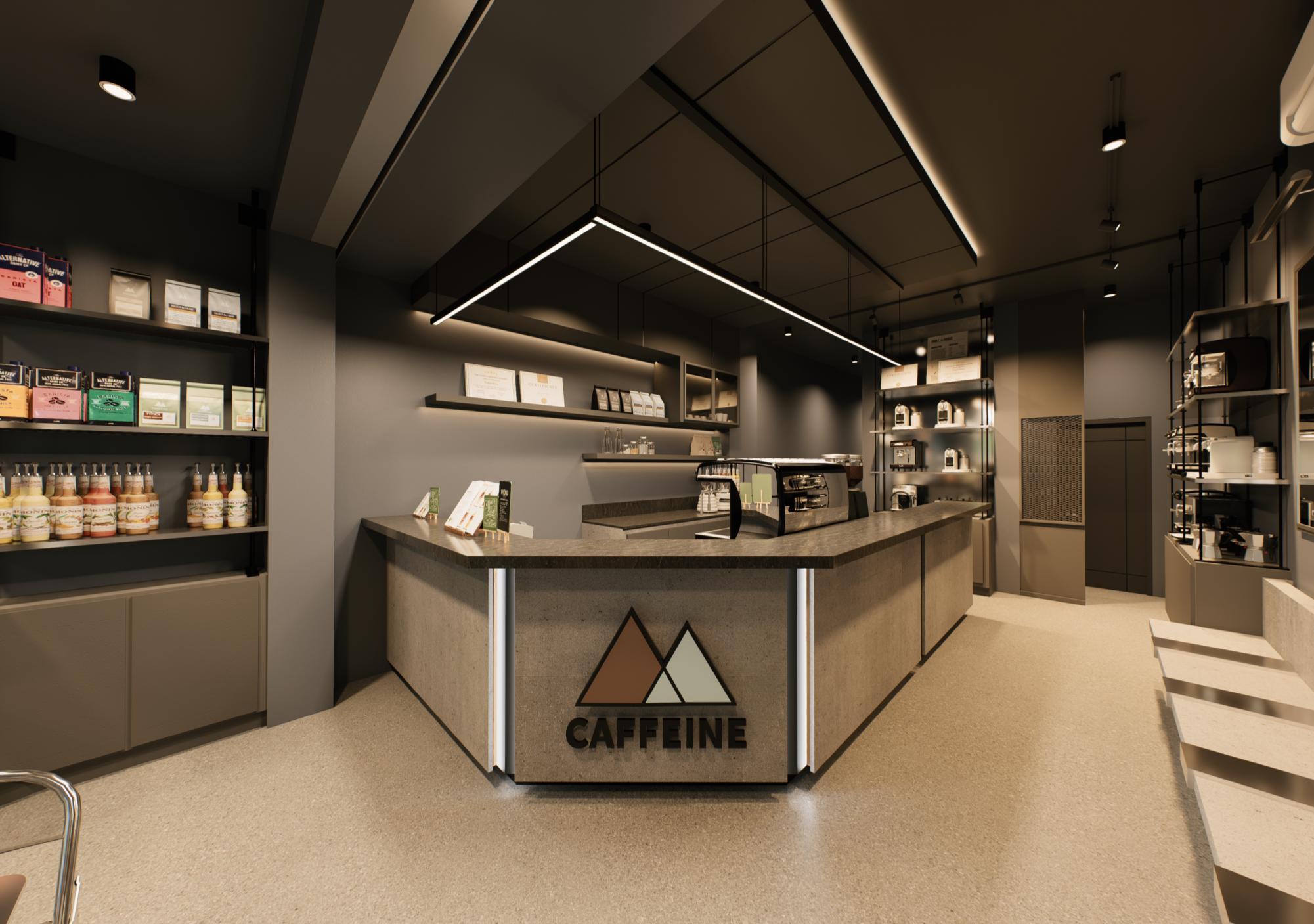 Caffeine Branch 2 interior counter