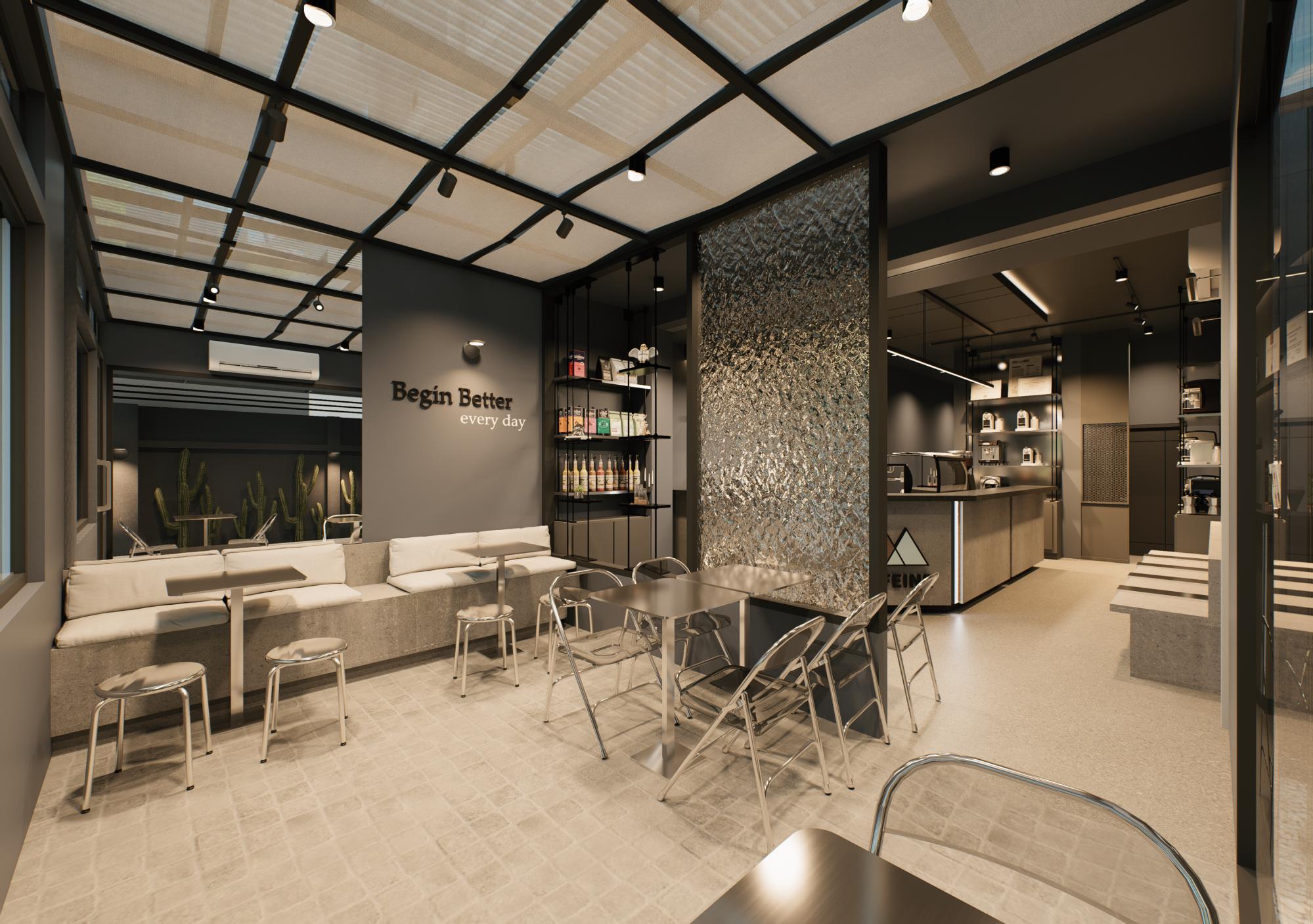 Caffeine Branch 2 seating and service area