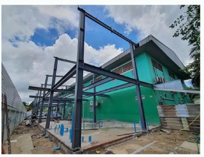 Steel structure work monitored during construction consultancy